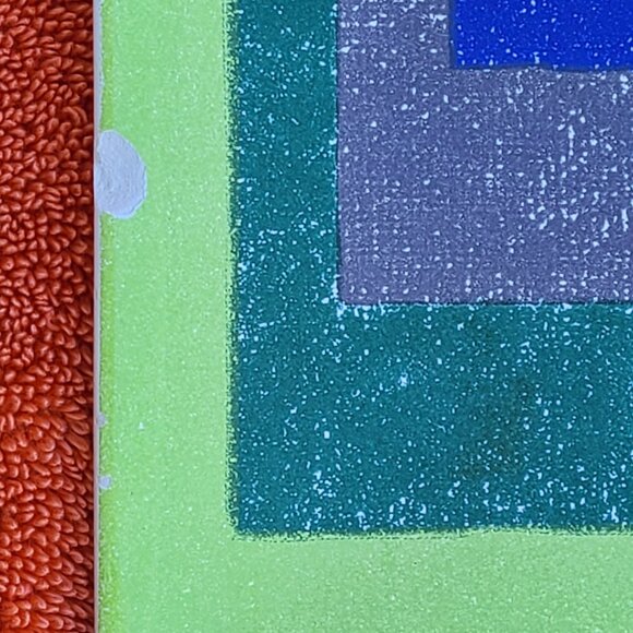 Josef Albers "Study for Homage to a Square" Ceramic Plate limited edition 12x12" - Picture 3 of 11